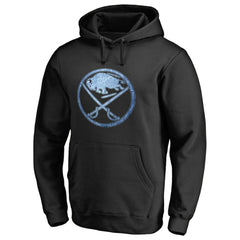 Buffalo Sabres Rinkside Pond Hockey Pullover Hoodie - Black Hoodies