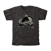 Men's Colorado Avalanche Black Rink Warrior Tri-Blend T-Shirt T-shirts