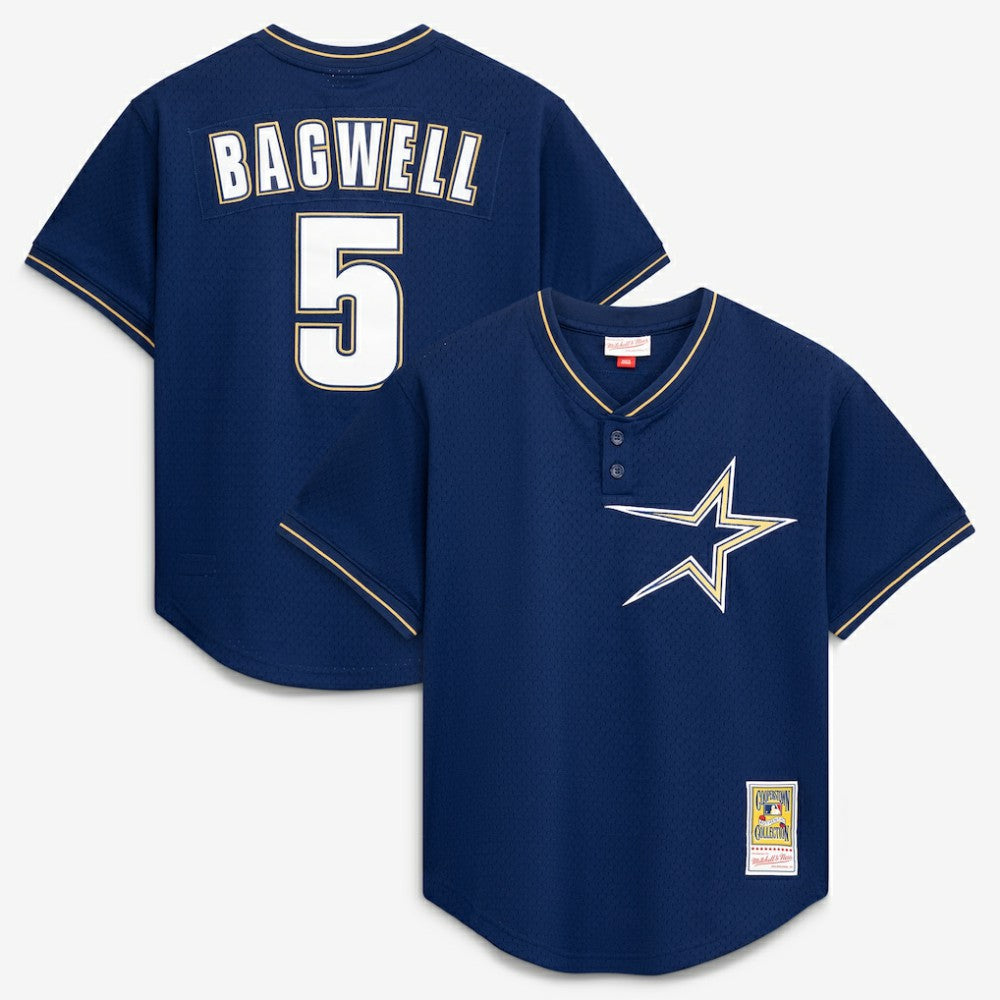Jeff Bagwell Houston Astros Authentic Batting Practice Jersey Navy