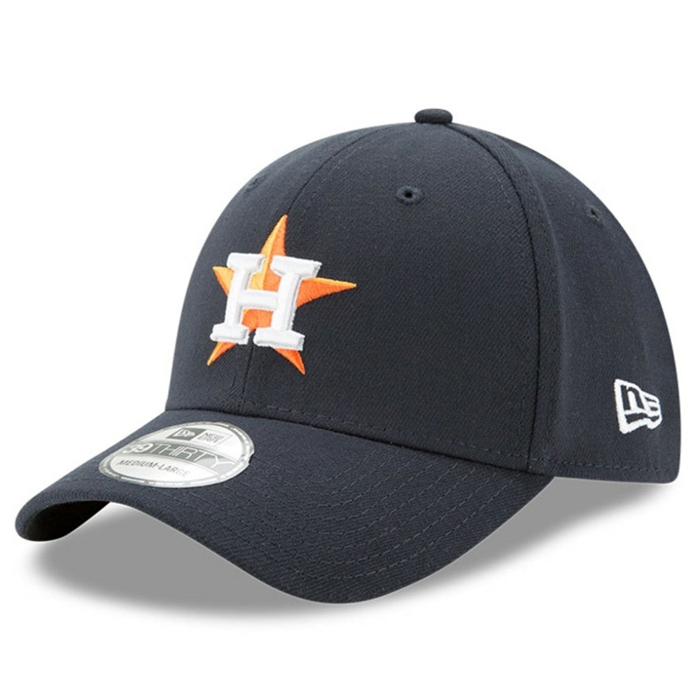 Houston Astros Button Team Classic 39THIRTY Flex Hat Navy