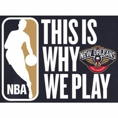New Orleans Pelicans This Is Why We Play Pullover Hoodie - Navy shop