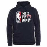 Washington Wizards This Is Why We Play Pullover Hoodie - Navy on sale