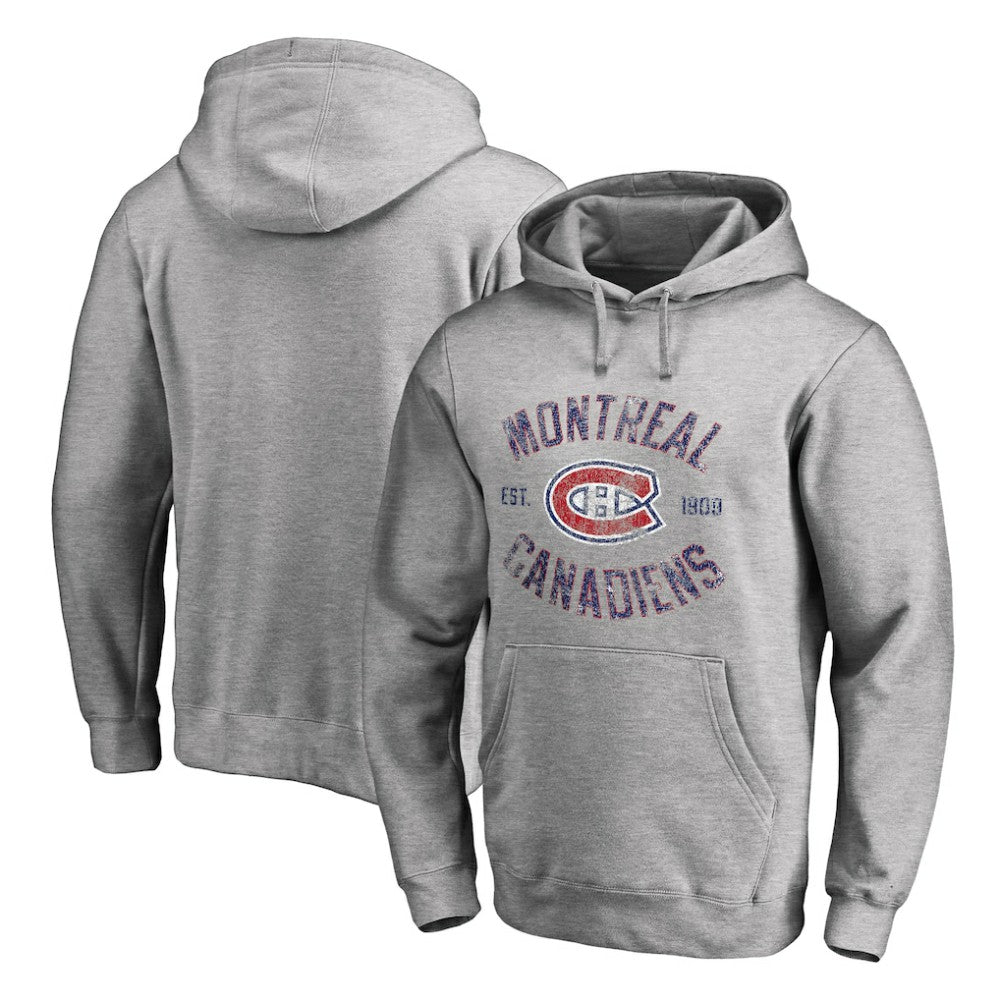 Montreal Canadiens Heritage Pullover Hoodie - Ash Hoodies