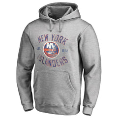 New York Islanders Heritage Pullover Hoodie - Ash Hoodies