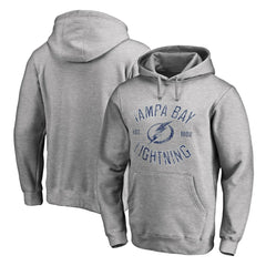 Tampa Bay Lightning Heritage Pullover Hoodie - Ash Hoodies