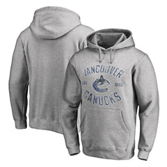 Vancouver Canucks Heritage Pullover Hoodie - Ash Hoodies