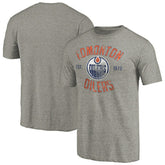 Edmonton Oilers Heritage Tri-Blend T-Shirt - Ash T-shirts
