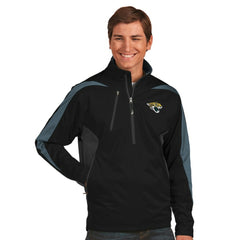 Jacksonville Jaguars Antigua Discover Desert Dry Xtra-Lite Half-Zip Jacket - Black outlet