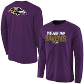 Men's Baltimore Ravens Purple Statement Long Sleeve T-Shirt online
