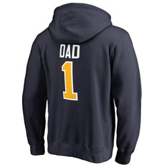 Indiana Pacers #1 Dad Pullover Hoodie - Navy shop