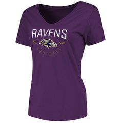 Baltimore Ravens Women's Live For It T-Shirt - Purple on sale