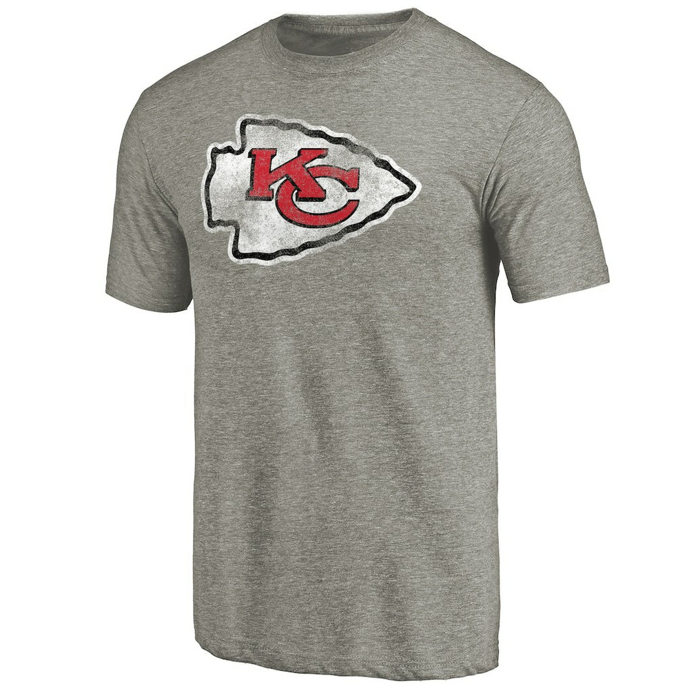 Kansas City Chiefs Distressed Team T-Shirt - Ash sale