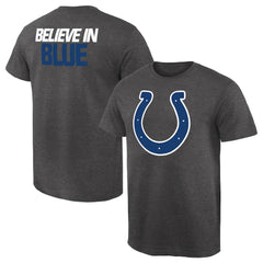 Indianapolis Colts Rally Logo T-Shirt - Heathered Gray discount