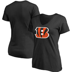 Cincinnati Bengals Women's Primary Team Logo T-Shirt - Black discount