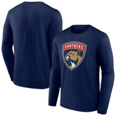 Florida Panthers New Logo Long Sleeve T-Shirt - Navy T-shirts