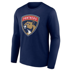 Florida Panthers New Logo Long Sleeve T-Shirt - Navy T-shirts
