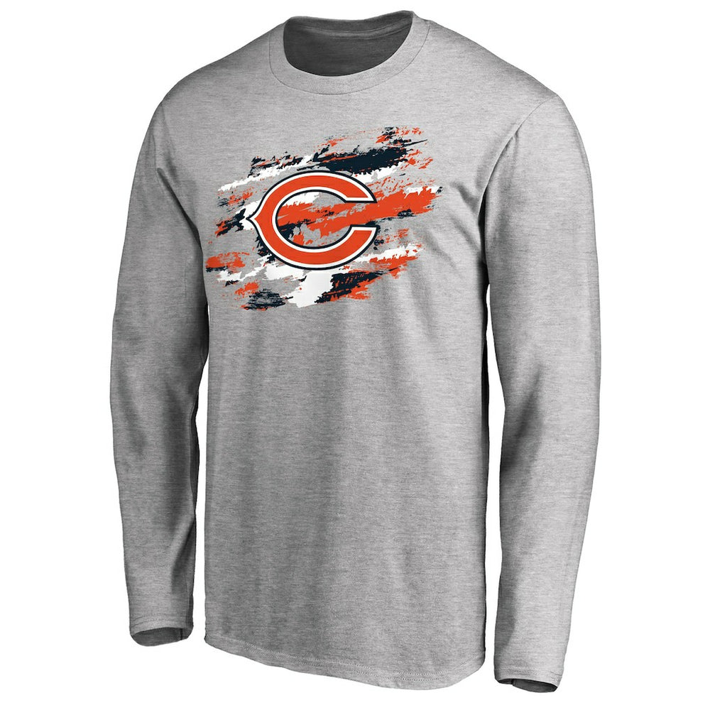 Chicago Bears True Colors Long Sleeve T-Shirt - Ash for sale