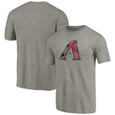 Arizona Diamondbacks Distressed Team Tri-Blend T-Shirt Ash
