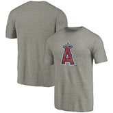 Los Angeles Angels Distressed Team Tri-Blend T-Shirt Ash