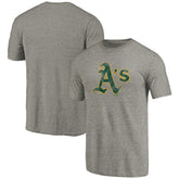 Athletics Distressed Team Tri-Blend T-Shirt Ash