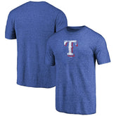 Texas Rangers Distressed Team 2 Tri-Blend T-Shirt Royal