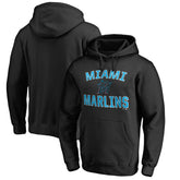 Miami Marlins Victory Arch Pullover Hoodie Black