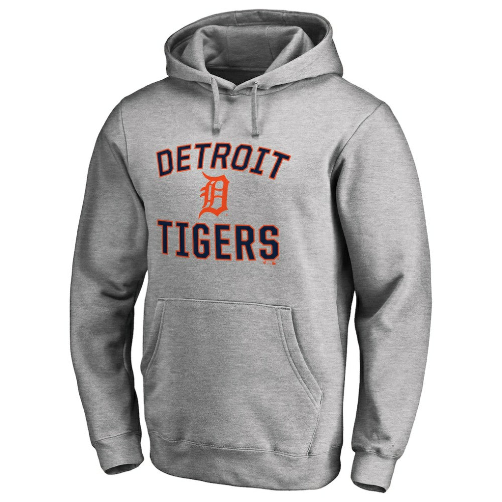 Detroit Tigers Victory Arch Pullover Hoodie Ash