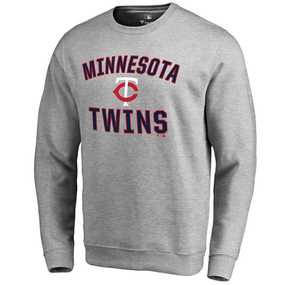 Minnesota Twins Victory Arch Pullover Sweatshirt Ash