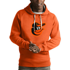 Baltimore Orioles Antigua Victory Pullover Hoodie Orange