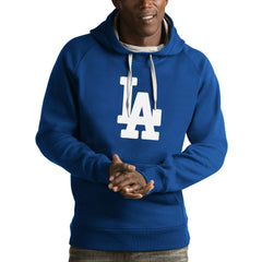 Los Angeles Dodgers Antigua Victory Pullover Hoodie Royal