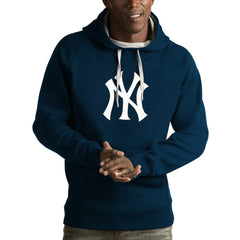 New York Yankees Antigua Victory Pullover Hoodie Navy