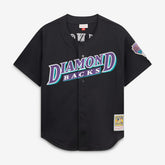 Randy Johnson Arizona Diamondbacks Cooperstown Collection Mesh Batting Practice Button-Up Jersey Black