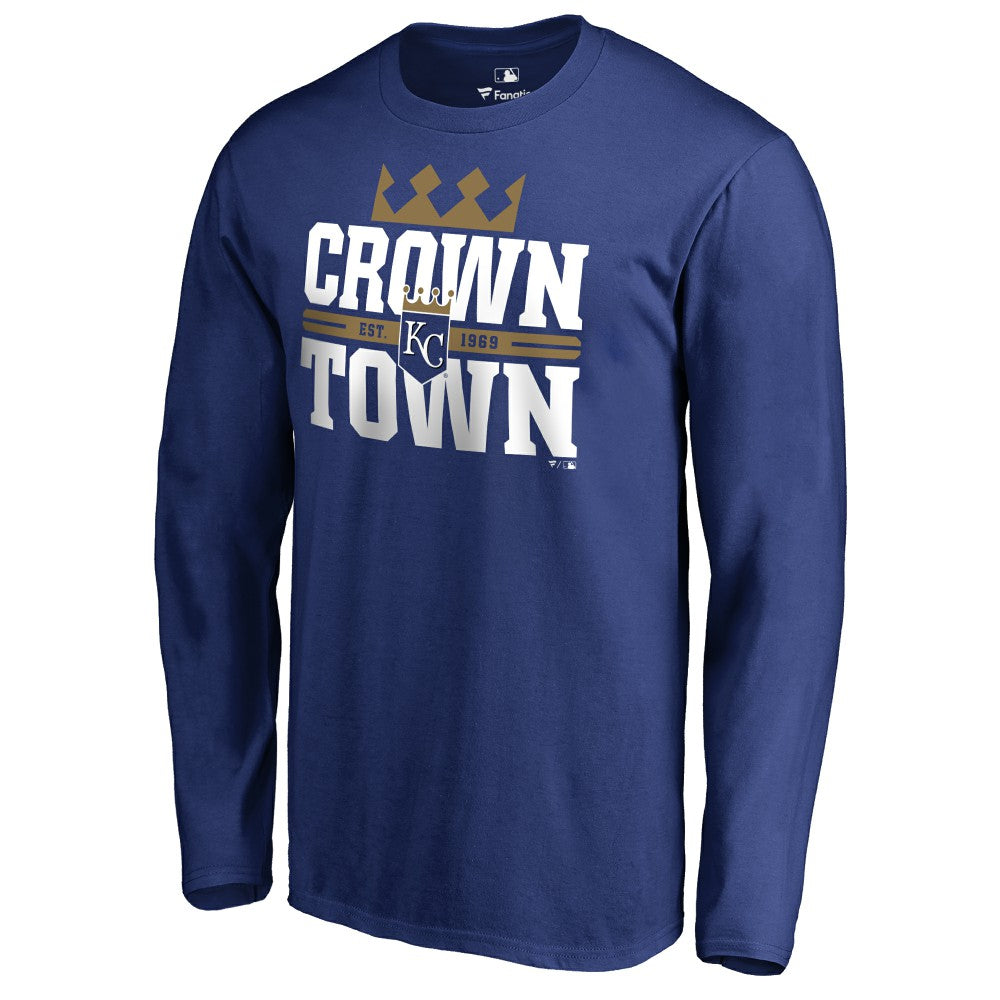 Kansas City Royals Hometown Collection Crown Town Long Sleeve T-Shirt Royal