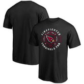 Arizona Cardinals Black Firefighter T-Shirt outlet