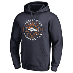Denver Broncos Firefighter Pullover Hoodie - Navy online