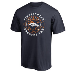 Denver Broncos Firefighter T-Shirt - Navy sale