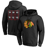 Chicago Blackhawks Raise the Banner Pullover Hoodie - Black Hoodies