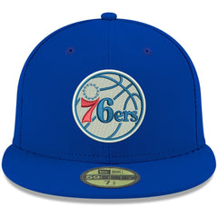 Philadelphia 76ers Team Color 59FIFTY Fitted Hat - Royal shop