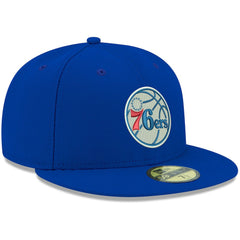 Philadelphia 76ers Team Color 59FIFTY Fitted Hat - Royal shop