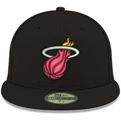 Miami Heat Team Color 59FIFTY Fitted Hat - Black shop