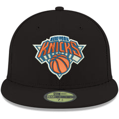 New York Knicks Team Color 59FIFTY Fitted Hat - Black for sale