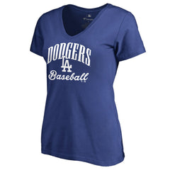 Los Angeles Dodgers Women's Victory Script T-Shirt Royal