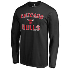 Chicago Bulls Victory Arch Long Sleeve T-Shirt sale - Black shop