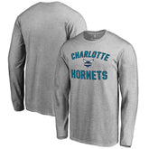 Charlotte Hornets Victory Arch Long Sleeve T-Shirt - Ash discount
