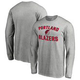 Portland Trail Blazers Victory Arch Long Sleeve T-Shirt - Ash for sale