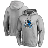 Dallas Mavericks Primary Logo Pullover Hoodie sale - Heather Gray for sale