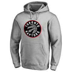 Toronto Raptors Primary Logo Pullover Hoodie - Heather Gray discount
