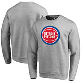 Detroit Pistons Primary Logo Sweatshirt sale - Heathered Gray shop
