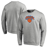 New York Knicks Primary Logo Sweatshirt - Heathered Gray cheap