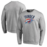 Oklahoma City Thunder Primary Logo Sweatshirt - Heathered Gray cheap